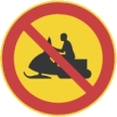 Moottorikelkalla ajo kielletty